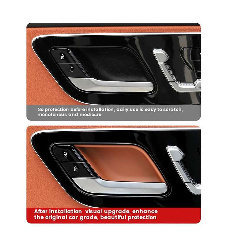 4Pcs Inner Door Handle Bowl Cover Trim for C E W214 S W223 GLC EQE EQS-Class 2021-2024 Interior Moul