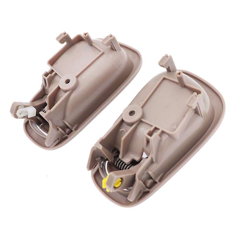 4Pcs Inside Interior Door Handle for 1998-2002 Front Rear Driver & Passenger Side Manaul Lock Beige/