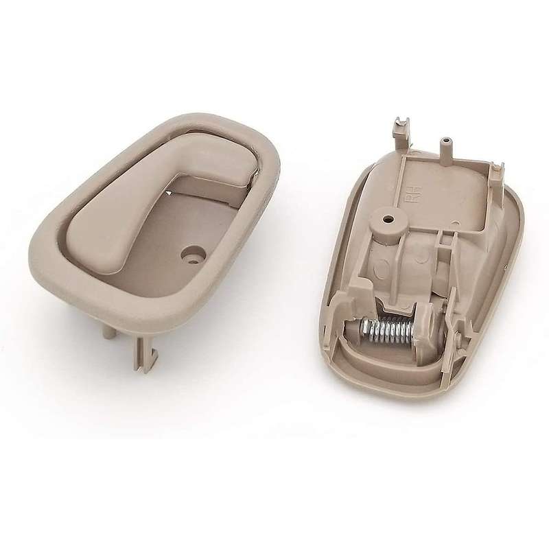 4Pcs Inside Interior Door Handle for 1998-2002 Front Rear Driver & Passenger Side Manaul Lock Beige/
