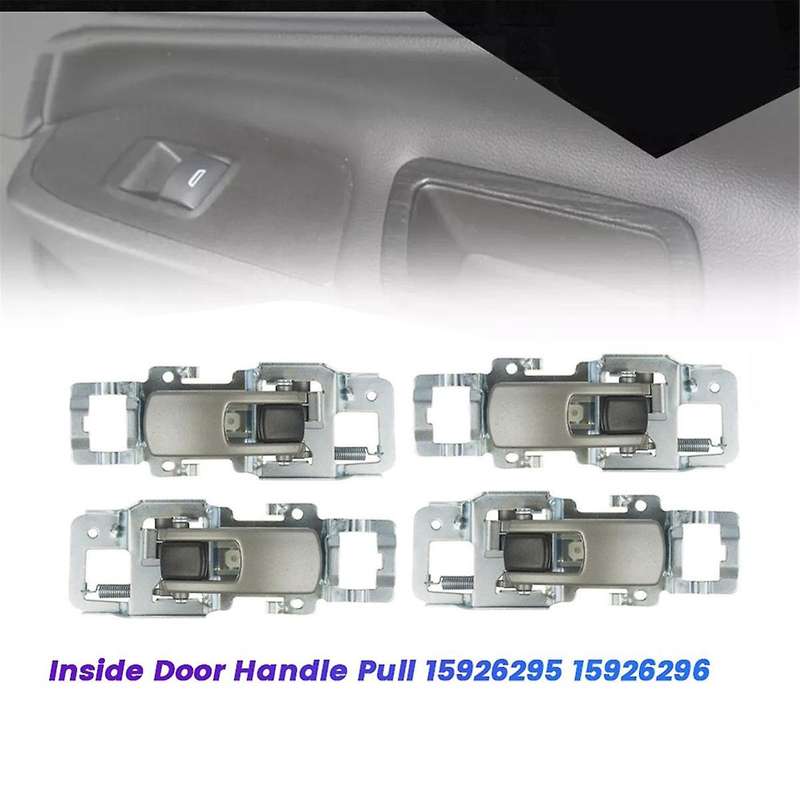 4Pcs Inside Door Handle Pull Kit 15926295 15926296 for Torrent 2005-2009 Front Rear Left Right