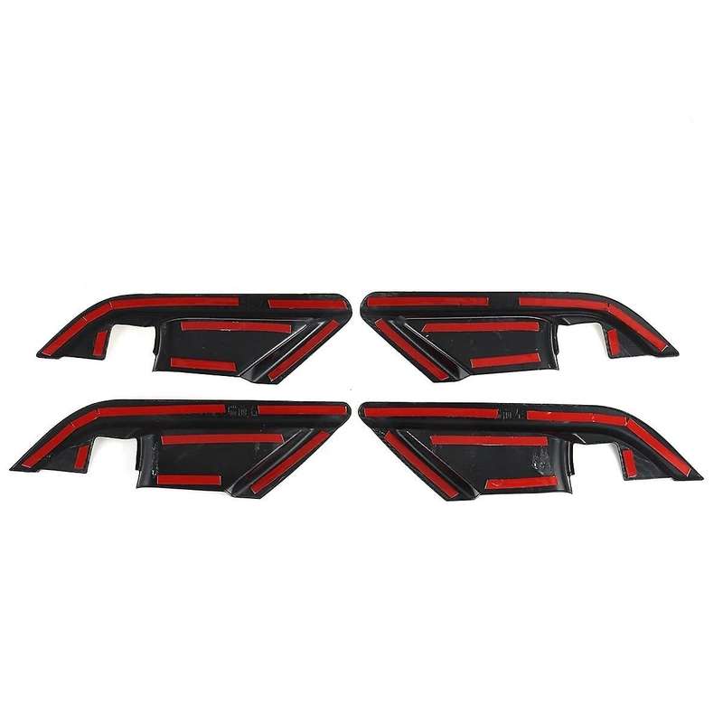 4PCS Interior Door Bowl Handle Stickers, Door Handle Bowl Frame for 2018-2021 Car Accessories Gloss