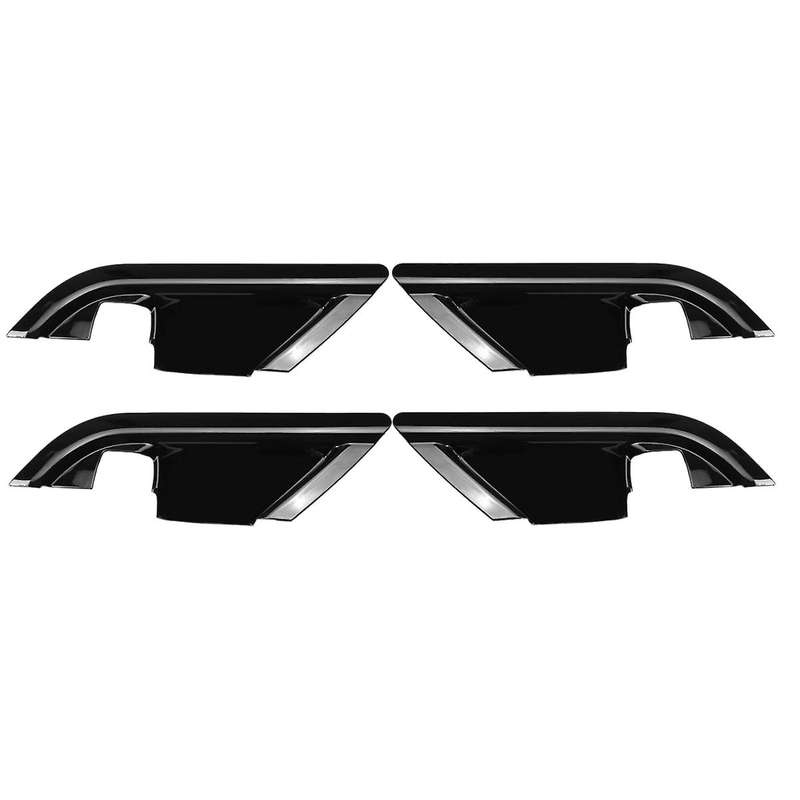 4PCS Interior Door Bowl Handle Stickers, Door Handle Bowl Frame for 2018-2021 Car Accessories Gloss