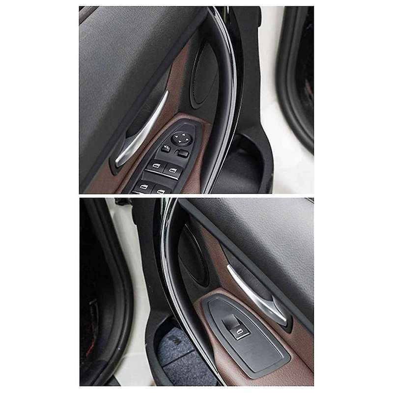4PCS Interior Door Panel Grab Handle Covers for - 3 4 Series F30 F35 320I 320Li 328I 328Li 335I 335L