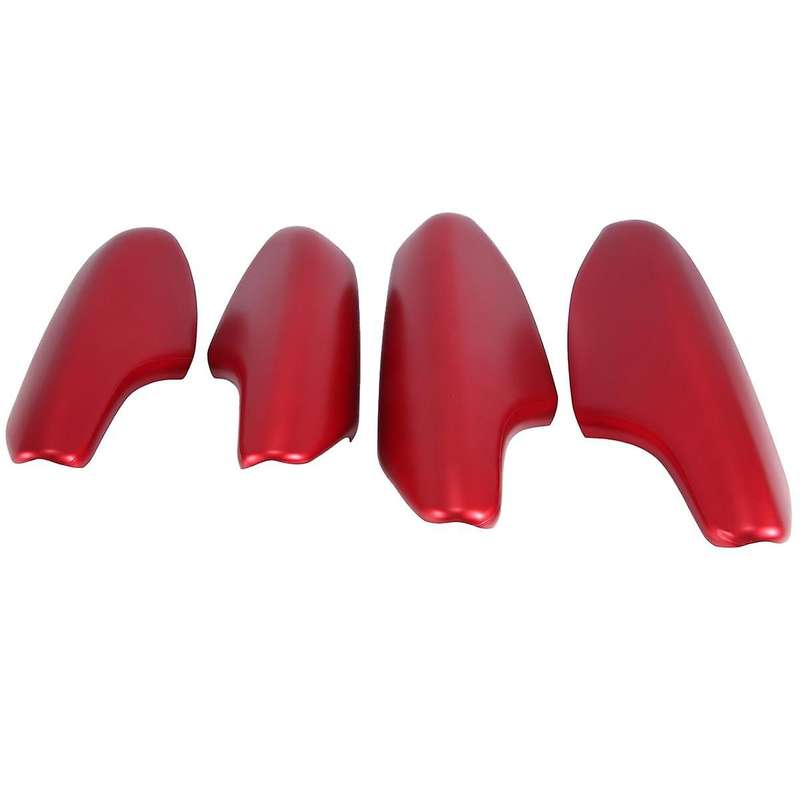 4pcs Interior Door Armrest Cover Trim Decor for 11th 2022 2023 Red Interior Accessories