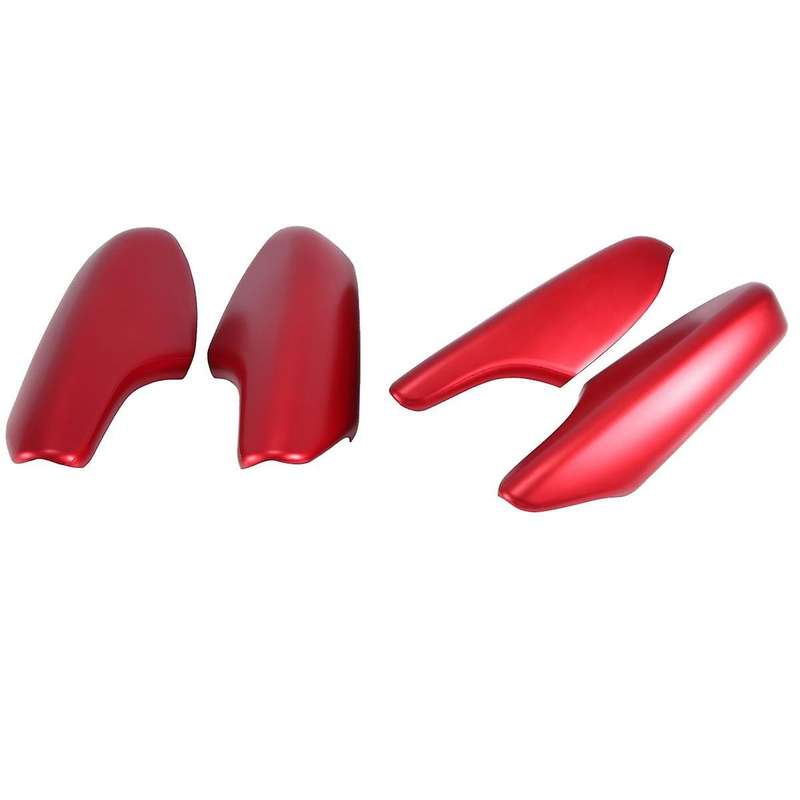 4pcs Interior Door Armrest Cover Trim Decor for 11th 2022 2023 Red Interior Accessories