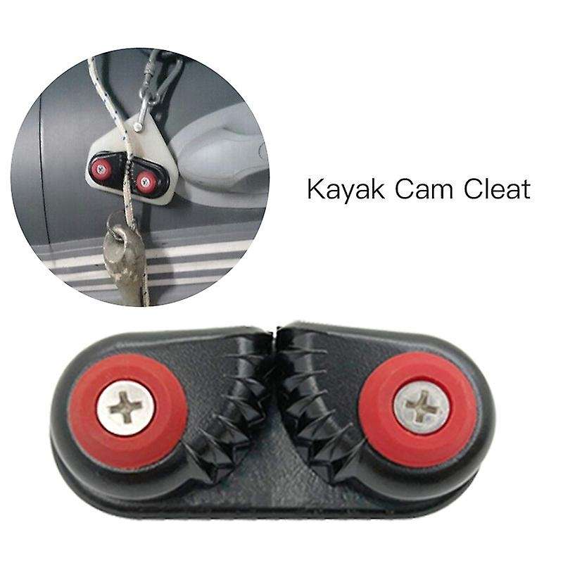 4PCS Kayak Cam Cleat Boat Canoe Sailing Boat Dinghy Aluminum Cam Cleats Fast Entry Kayak Cleats Mari