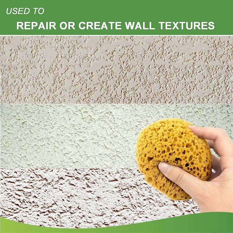 4PCS Knockdown Texture Sponge Drywall Texture Sponge Texture Patch Sponge for Texture Repair DIY Pai