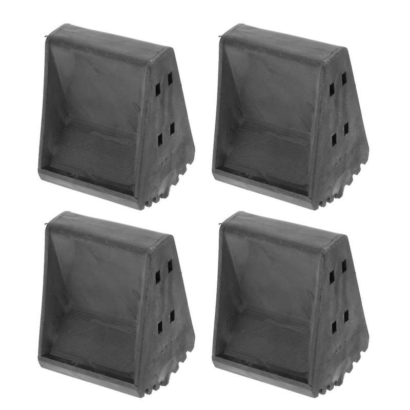 4pcs Ladder Round Foot Cover Exquisite Durable Multi-function Folding Ladder Fan-shaped Foot Cover A