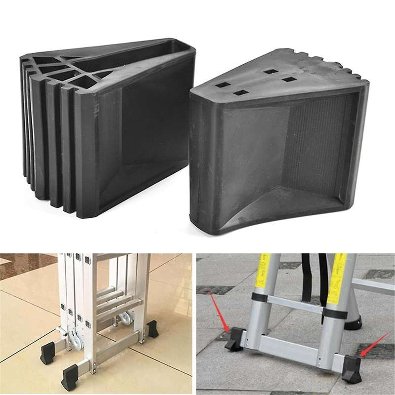4pcs Ladder Round Foot Cover Exquisite Durable Multi-function Folding Ladder Fan-shaped Foot Cover A