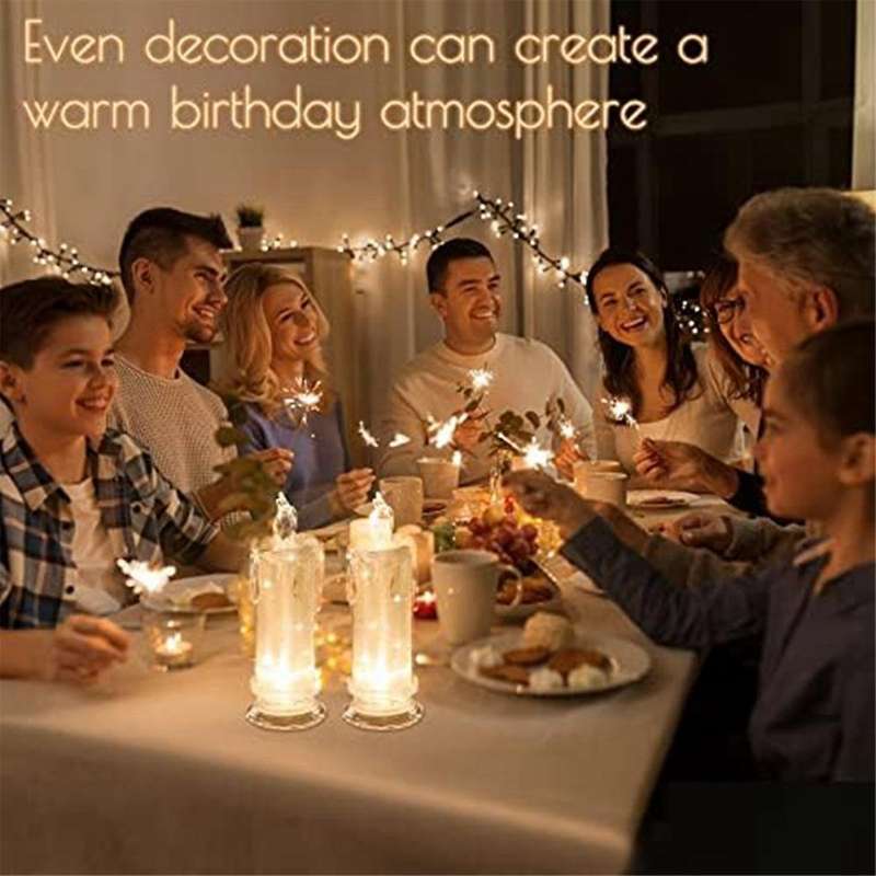 4pcs Led Flameless Candles ,led Clearance Pillar Candles, Battery Included,decoracion for Halloween