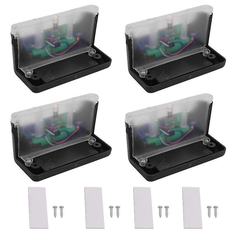 4Pcs LED Solar Path Stair Lights Outdoor Garden Yard Fence Wall Landscape Lamp Solar Light for Stair