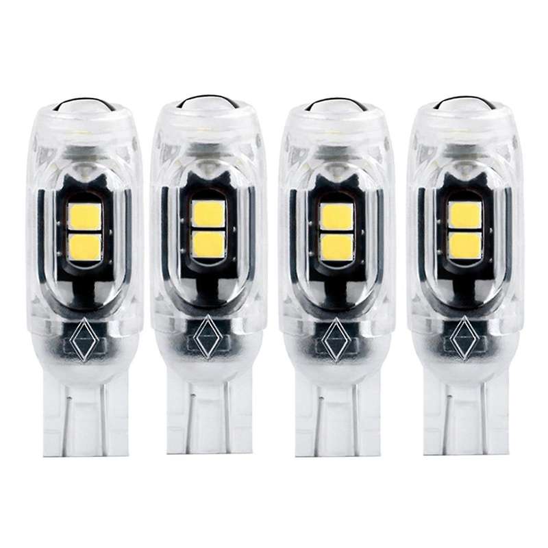 4Pcs Led Steering Light License Plate Light T10 2835 3030 5smd LED Highlight 5W5 Non- Decoding Stro