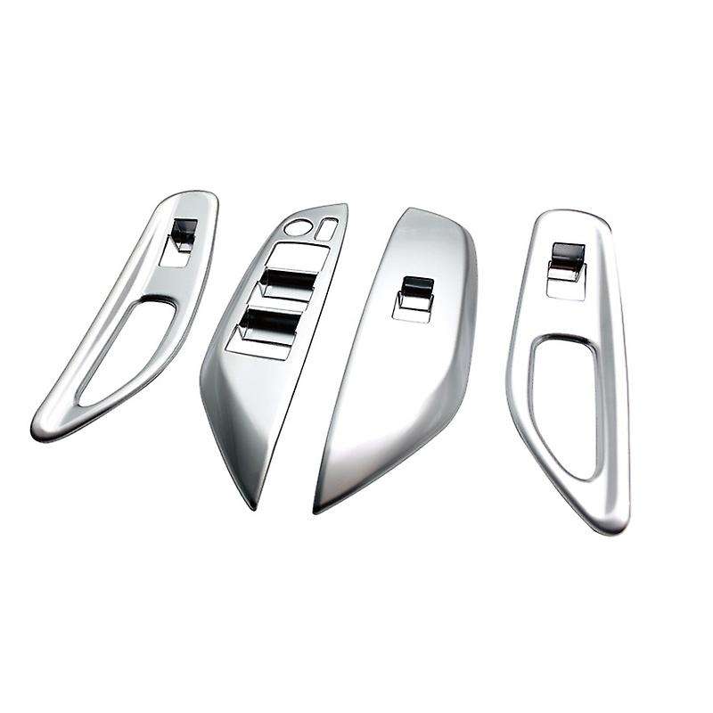 4Pcs LHD Door Window Control Glass Switch Lift Button Cover Trim for Yaris (XP210) 2020 2021