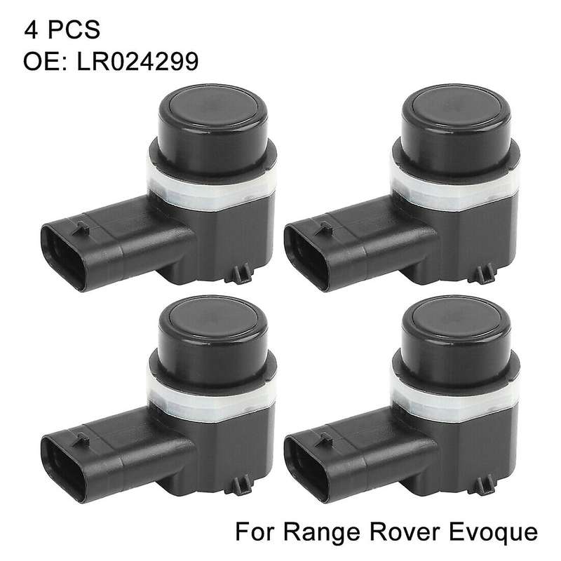 4Pcs LR024299 Car Reverse Backup Parking Sensor Assist Detector for Range Evoque Sport 2012+