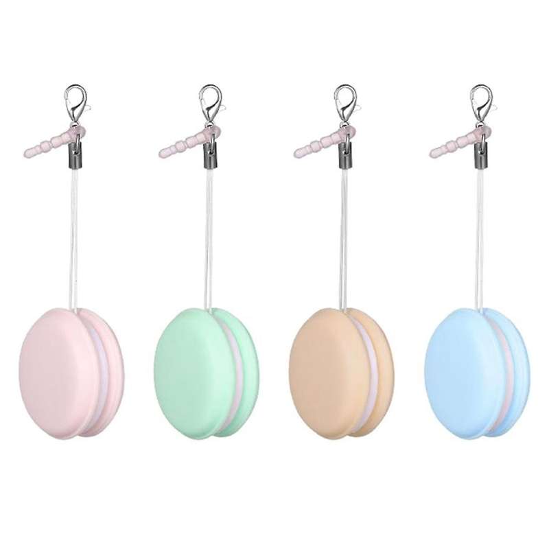 4pcs Macaron Mobile Phone Screen Cleaner Wiper Screen Brush Cleaning Brush with Decorative Mobile P