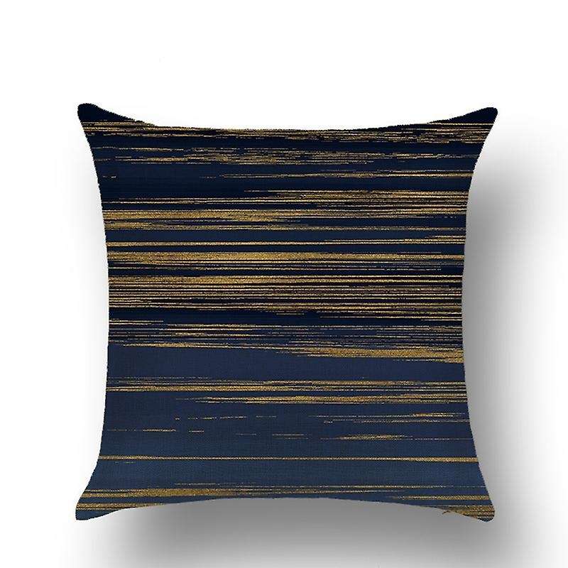 4PCS Marble Pattern Cushion Cover Pillowcase Home Decorative Sofa Square Pillow Cover Bedroom Car D