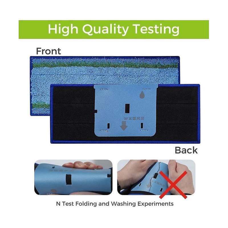 4pcs Mop Pad Accessories for Jet M6 Series Ultimate Robot Mop,washable and Reusable Robot Wet Moppi