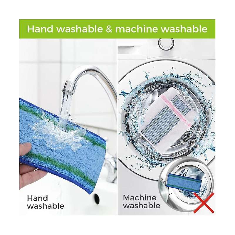 4pcs Mop Pad Accessories for Jet M6 Series Ultimate Robot Mop,washable and Reusable Robot Wet Moppi