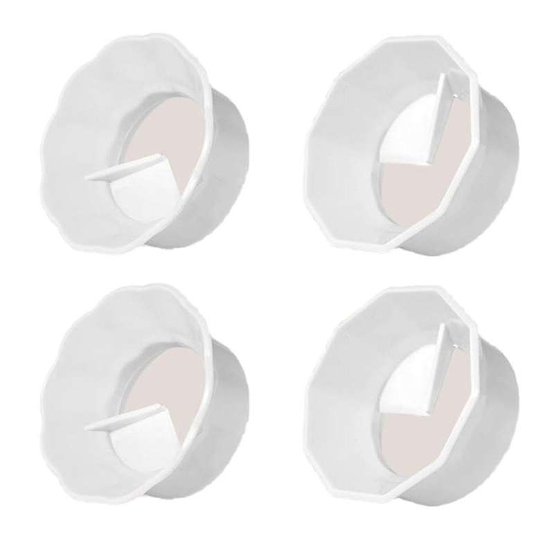 4PCS Mocha Pot Powder Dispenser Type of Coffee Pot Powder Ring Non Pressure Rotating Flat Plate Quic