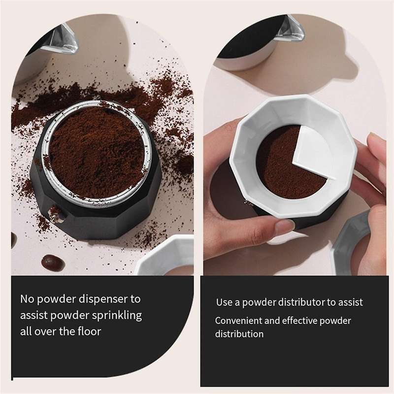 4PCS Mocha Pot Powder Dispenser Type of Coffee Pot Powder Ring Non Pressure Rotating Flat Plate Quic