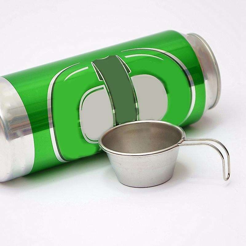 4Pcs Mini Wine Glass 50Ml Outdoor Stainless Steel Portable Mini Cup Small Coffee Cup for Picnic Camp
