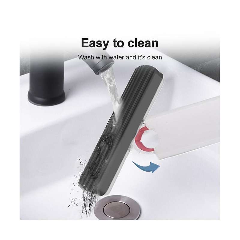 4pcs Mini Squeeze Mop Portable Cleaning Mop Handheld Desk Bathroom Car Window Glass Sponge Cleaner