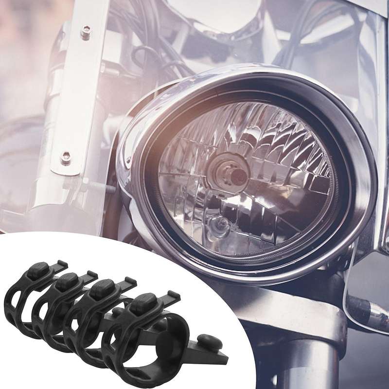 4Pcs Motorcycle Headlight Fixing Bracket Belt Headlight Fairing Rubber Belt for XCW EXCF FC250 2005-