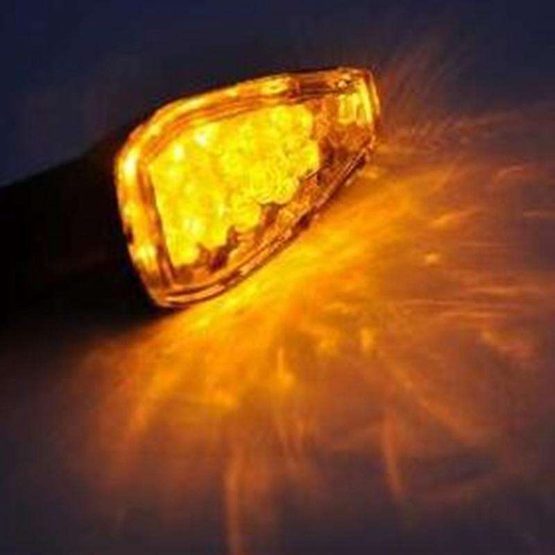 4PCS Motorcycle Turn Signal Lights Universal LED Rear Turn Signals Lights Bulbs Fit for Dukati