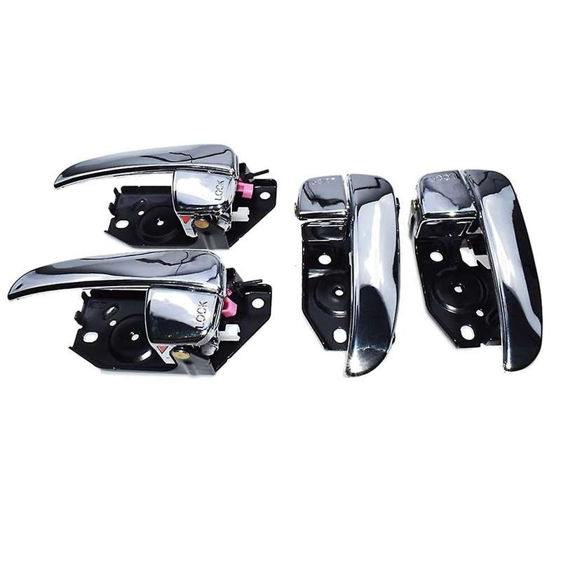 4PCS New Chrome Front Rear Left Right Inside Door Handles for 01-05 82610-3D010 826203D010