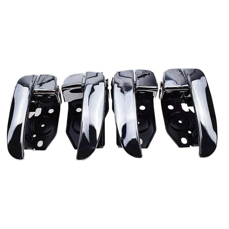 4PCS New Chrome Front Rear Left Right Inside Door Handles for 01-05 82610-3D010 826203D010