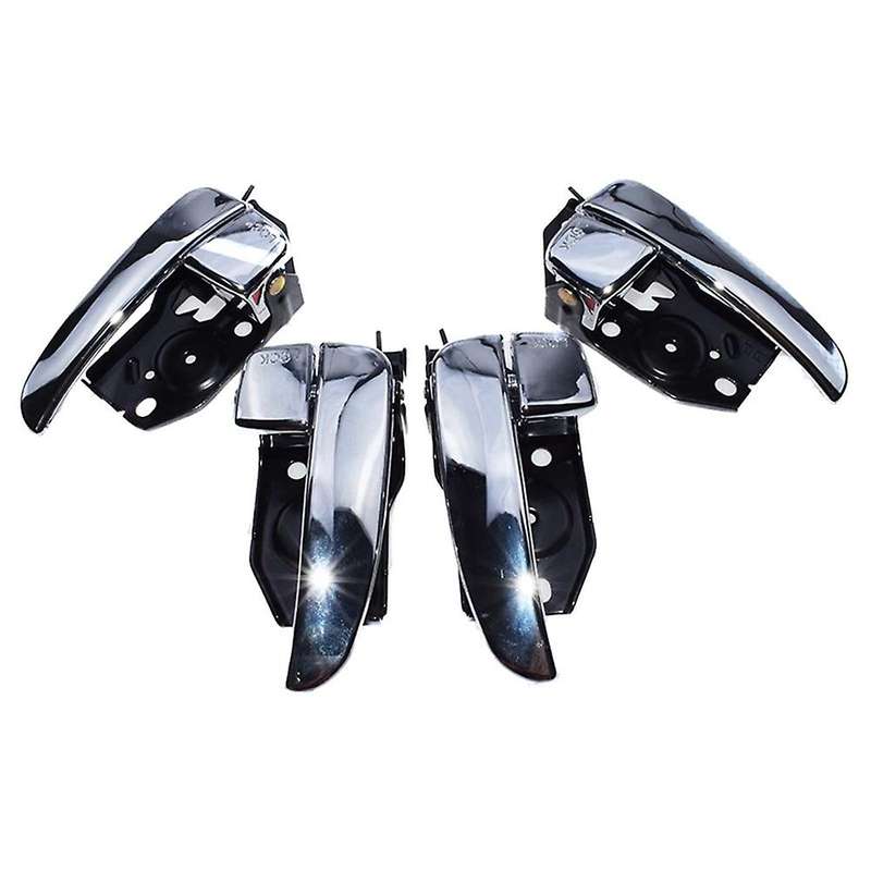 4PCS New Chrome Front Rear Left Right Inside Door Handles for 01-05 82610-3D010 826203D010
