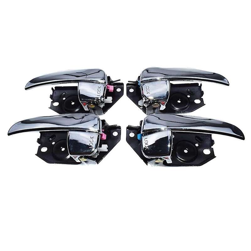 4PCS New Chrome Front Rear Left Right Inside Door Handles for 01-05 82610-3D010 826203D010