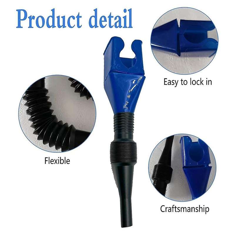 4pcs Oil Filling Funnel Multi-function Pour-free Funnel Snap-on Funnel Is Suitable for Automobile O