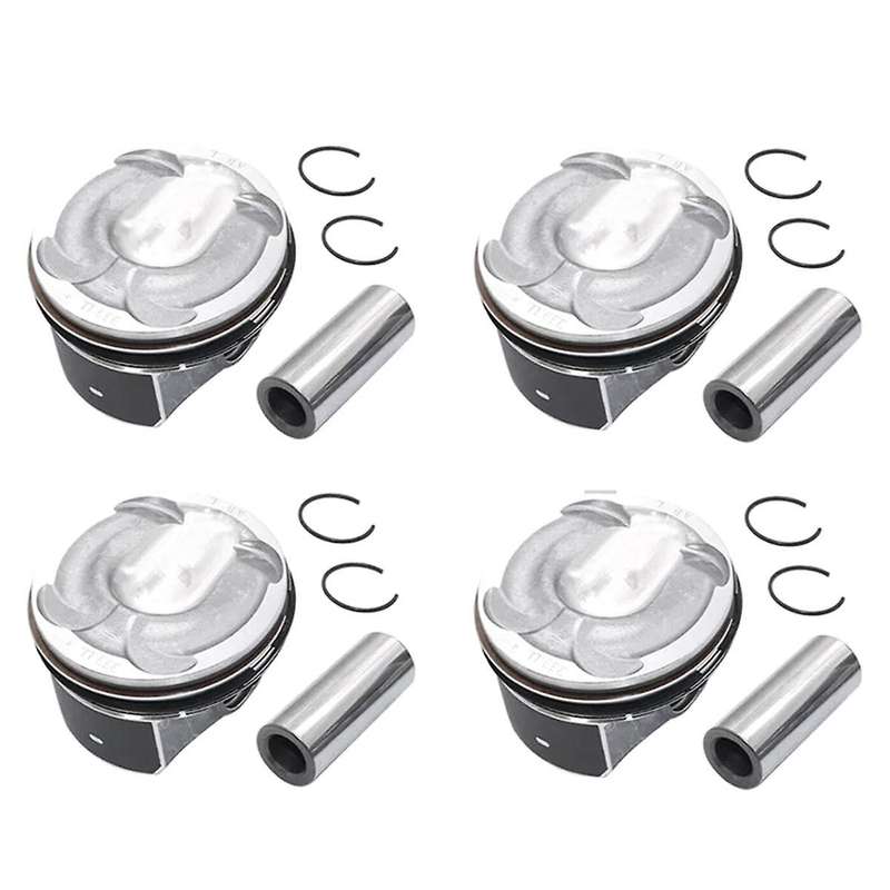 4PCS Piston W/Rings Set AG9Z-6108-L AG9Z6108L for Range 2012-2017