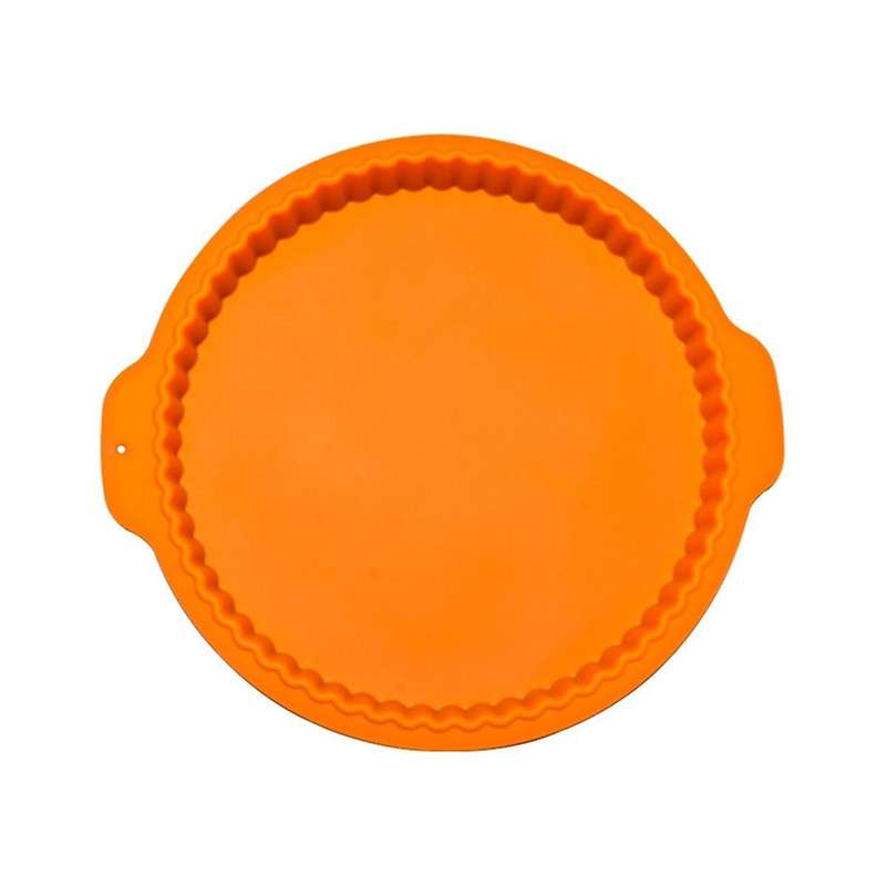 4PCS Pizza Round Wave Silicone Baking Pans Handmade Cookie Bread Loaf Pizza Pie Toast Tray Thin Cake