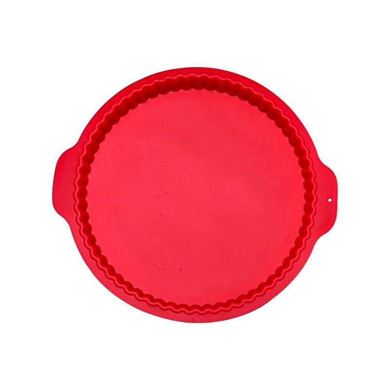 4PCS Pizza Round Wave Silicone Baking Pans Handmade Cookie Bread Loaf Pizza Pie Toast Tray Thin Cake