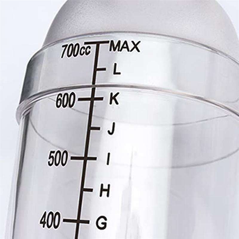 4pcs Plastic Cocktail Shaker, 24 Oz Drink Mixer with Scales for Bar