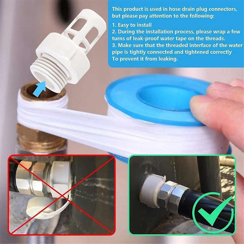 4PCS Pool Drain Connector Adapter for 10184 Hose Adapter Round Swimming Pool Pool Parts Drain Adapt