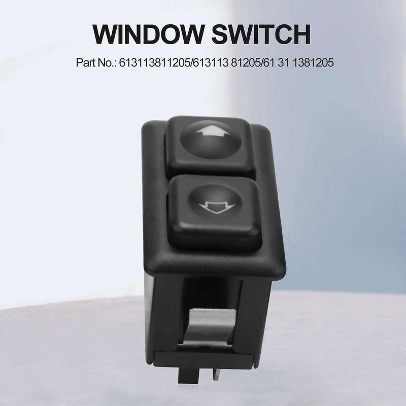 4pcs Power Window Sunroof Switch Illuminated for Bmw E30 E24 E28 From 09/1986 61311381205 / 61 31 1