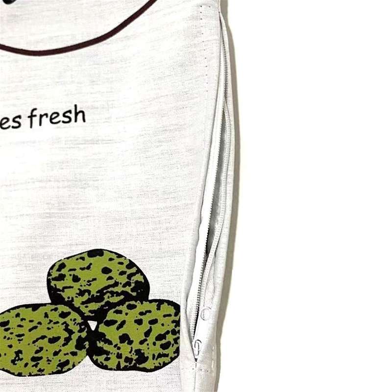 4pcs Potato Storage for Pantry I Potato and Onion Storage Bags with Side Zipper Farmhouse Onion Bag