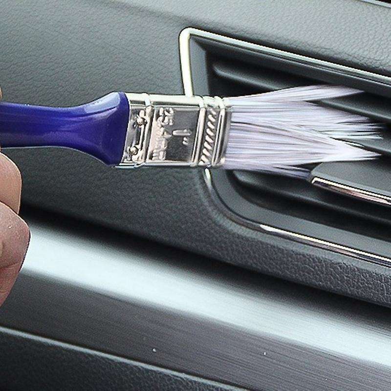 4Pcs Practical Car Car Air Conditioning Outlet Clean Brush Window Blinds Keyboard Cleaner Brush