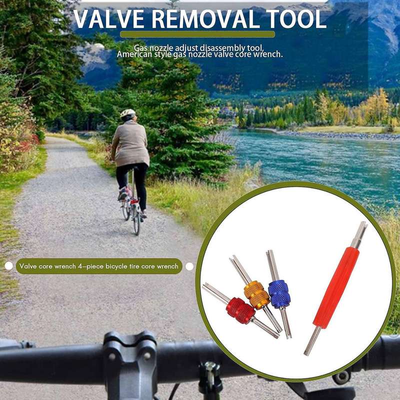 4pcs R134 R12 A/c Hvac Conditioner Schrader Valve Stem Core Remover Tool (remover Tool)
