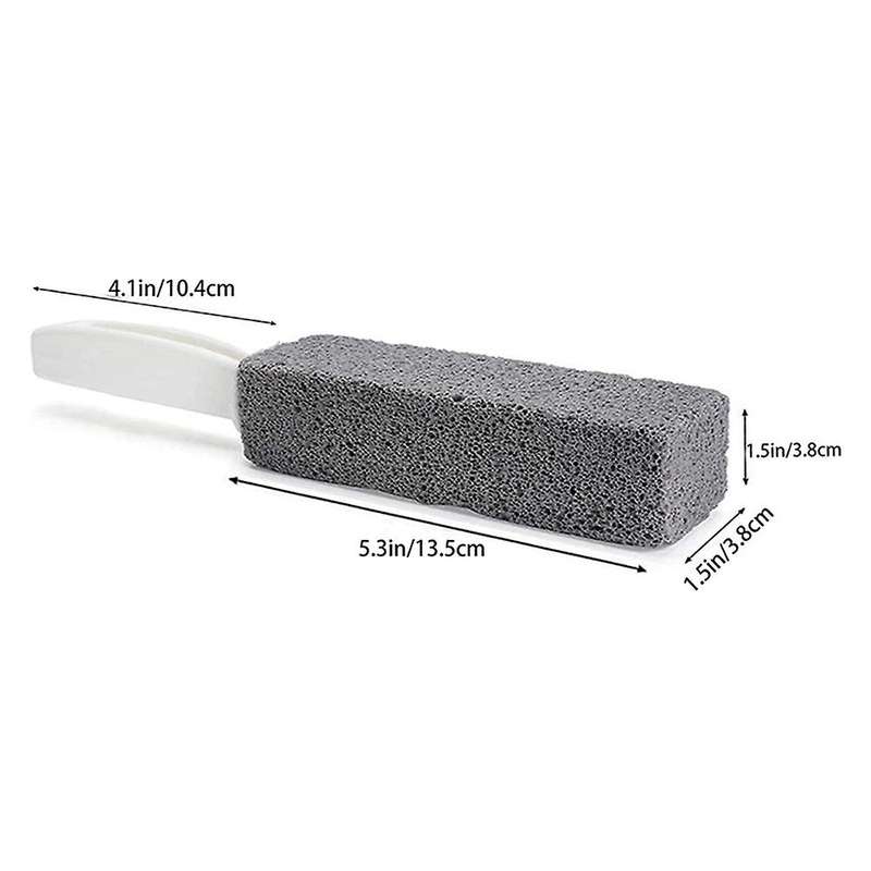 4Pcs Pumice Cleaning Stone with Handle Toilet Cleaning Tool for Grill Kitchen Bath Pool Household Cl