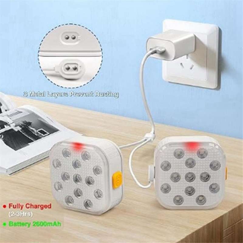 4pcs Rechargeable Submersible Pool Lights with Remote, IP68 Waterproof 16 Color Changing LED Lights