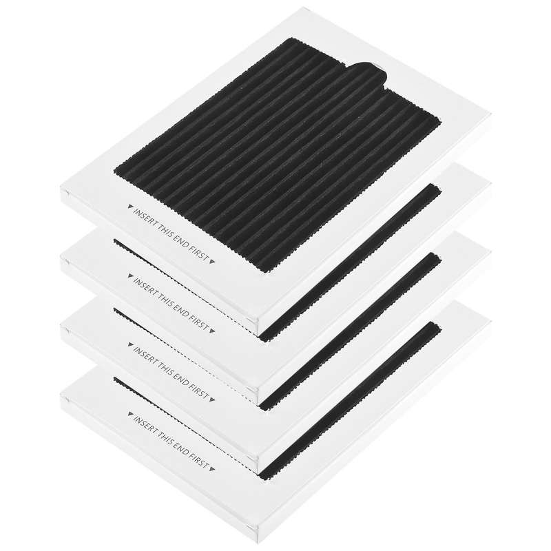 4Pcs Refrigerator Air Filter for EAFCBF/ PureAir Fridge Freezer Carbon Activated Air Filters Parts