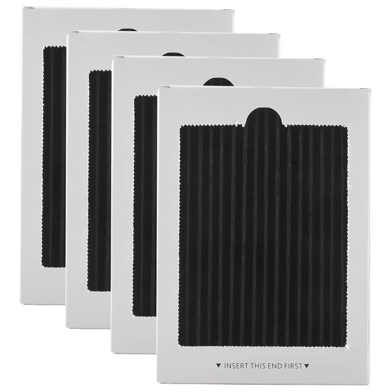 4Pcs Refrigerator Air Filter for EAFCBF/ PureAir Fridge Freezer Carbon Activated Air Filters Parts