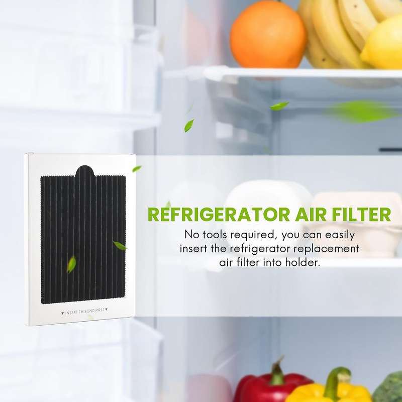 4Pcs Refrigerator Air Filter for EAFCBF/ PureAir Fridge Freezer Carbon Activated Air Filters Parts