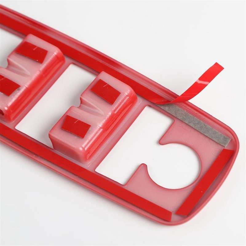 4pcs Red Car Inner Window Lift Trim Switch Panel Cover for Ram 2010-2017/charger Durango 2011-2021