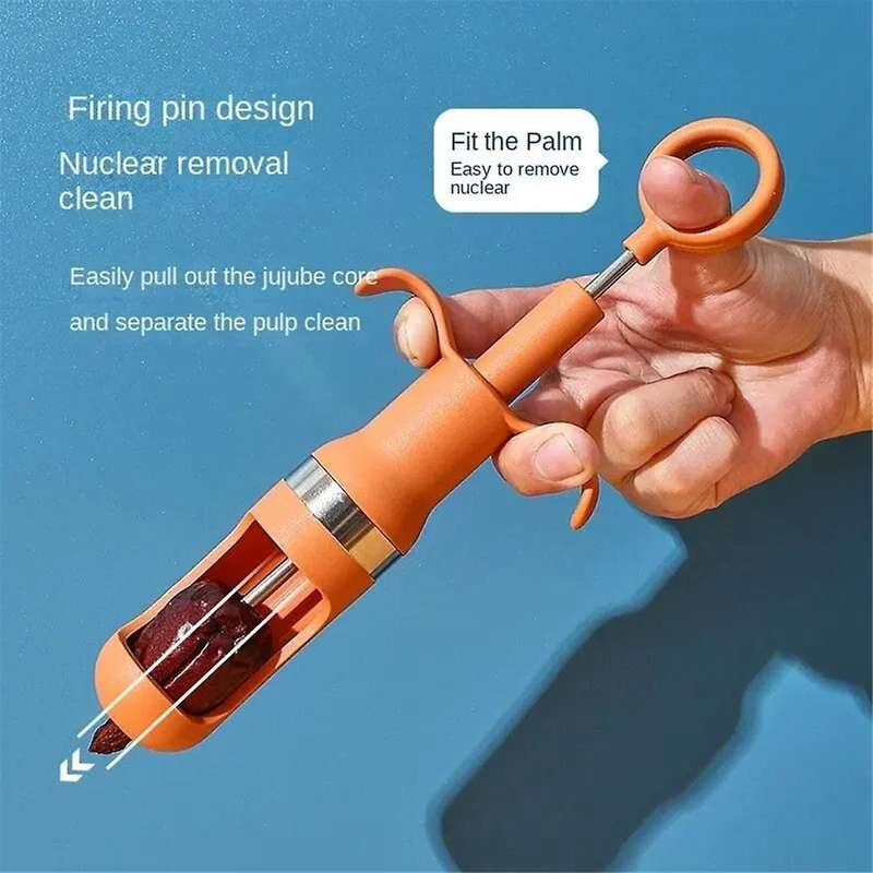 4PCS Red Date Corer Fruit Corer Fruit Core Remove Tool Kitchen Gadget Jujube Pitter Cherry Corer