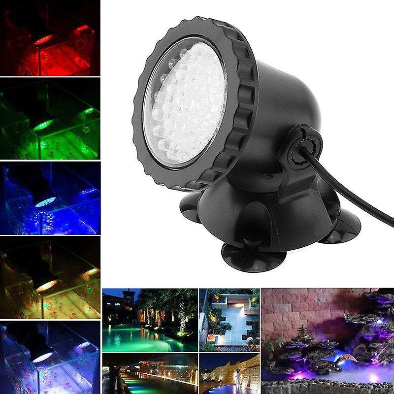 4Pcs Rgb Led Underwater Spotlight Waterproof Ip68 Underwater Color Spotlight 7 Colors Change Swimmin